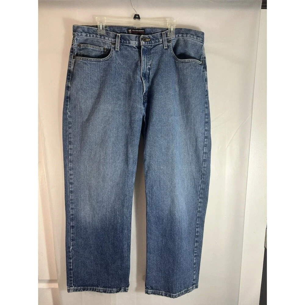 Polo Jeans Co Ralph Lauren Jeans 40x30 Mens Denim Baggy RL Woodrow Wide Baggy